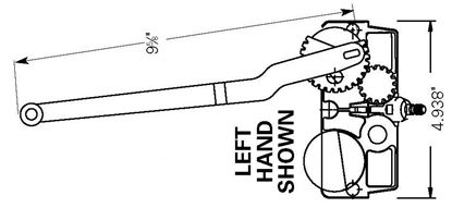 Picture of OPERATOR FOR ROUND TOP (BUTT HINGE) 1986-2005 SC109
